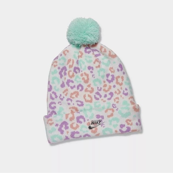 Nike Girl Mint Foam Beanie and Glove Set - Picture 3 of 8